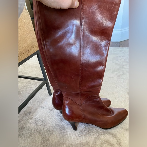 Cole Haan Nike Air Knee High Leather Boots - Picture 2 of 13